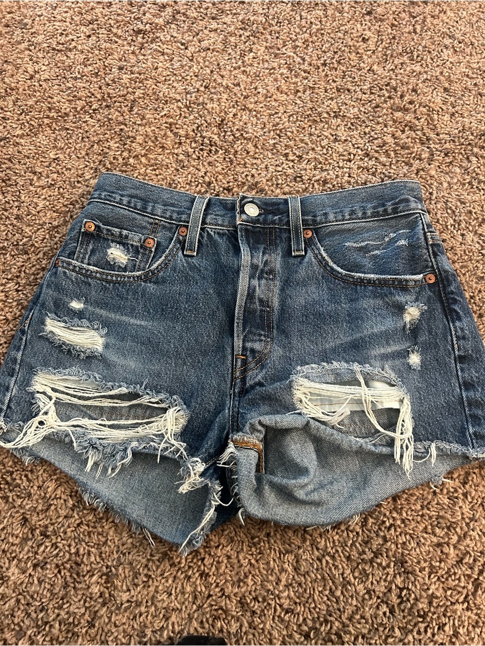 Levi’s 501 denim shorts size 27 women
